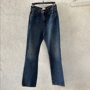 Sezane Blue Straight-Leg Jeans Timeless Style